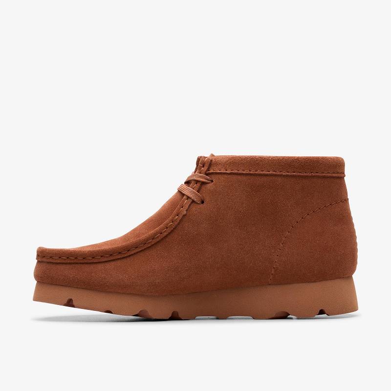 Mocha Bisque Suede Clarks Wallabee Boot Gore-Tex | CLKS-85615