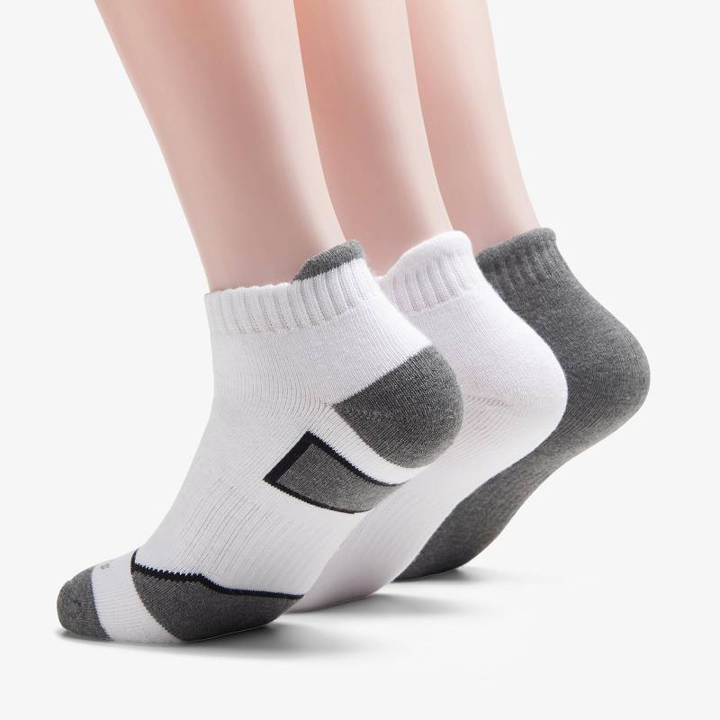 Multicolour Clarks 3 Pack Athletic No Show Sock | CLKS-84190