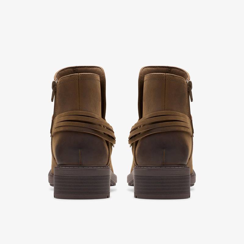 Mushroom Oily Clarks Hearth Kaylie | CLKS-85590