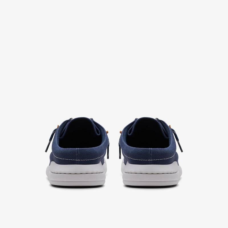 Navy Canvas Clarks Driftlite Surf | CLKS-84295