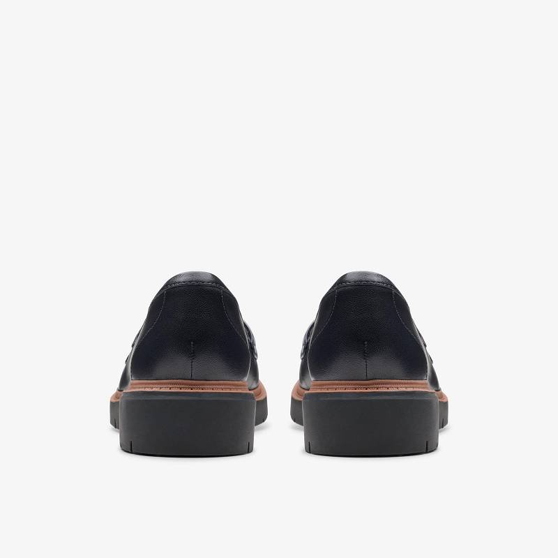 Navy Leather Clarks Westlynn Bella | CLKS-85431