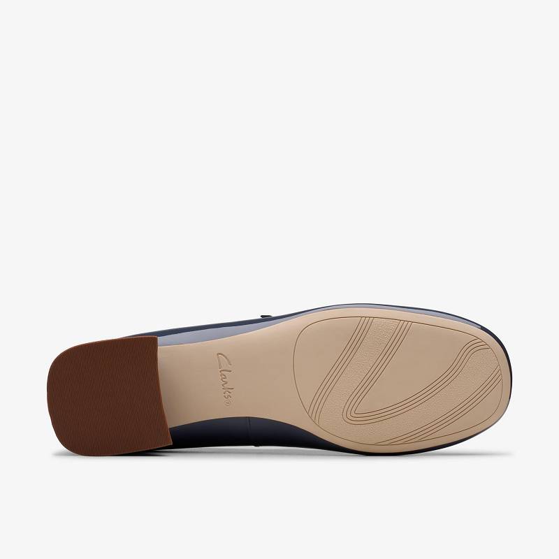 Navy Patent Clarks Daiss30 Shine | CLKS-85239