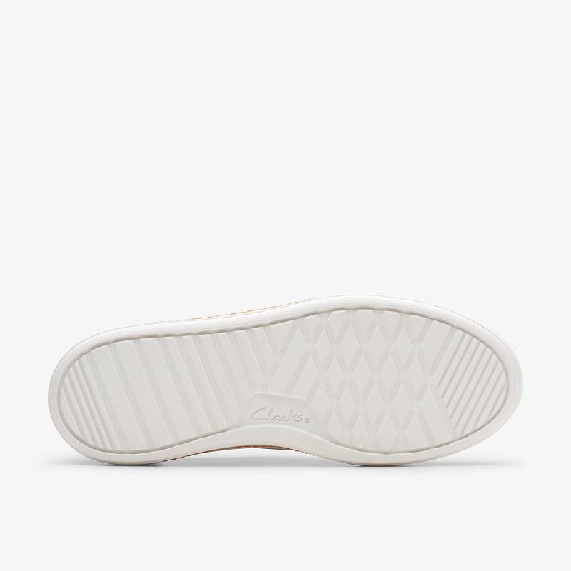 Off White Leather Clarks Hollyhock Walk | CLKS-85334