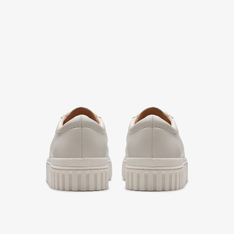 Off White Leather Clarks Mayhill Walk | CLKS-85338