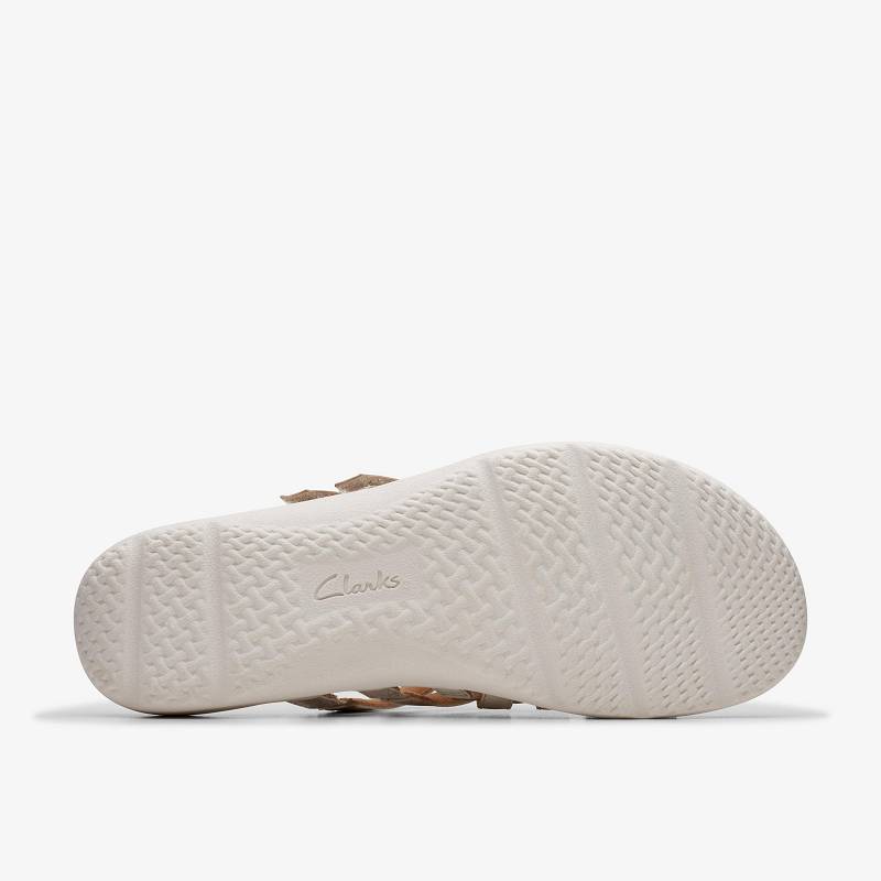 Off White Multicolour Clarks Elizabelle Rio | CLKS-84966