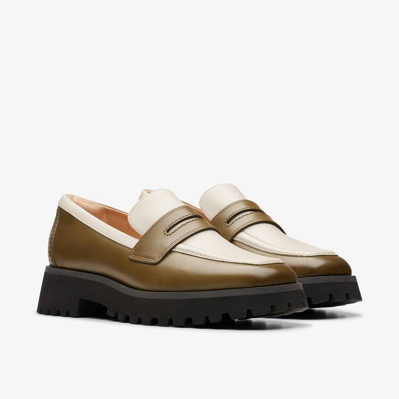 Olive Combination Clarks Stayso Edge | CLKS-85385