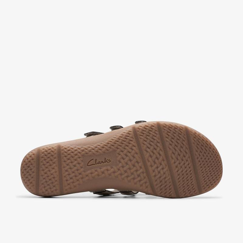 Pewter Metallic Clarks Elizabelle Mae | CLKS-84969