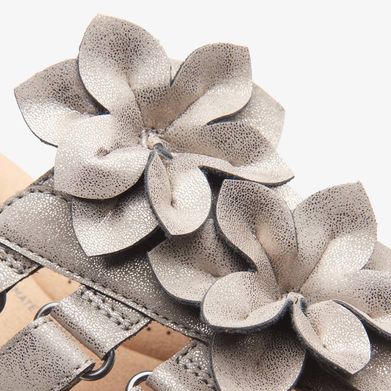 Pewter Metallic Clarks Elizabelle Mae | CLKS-84969