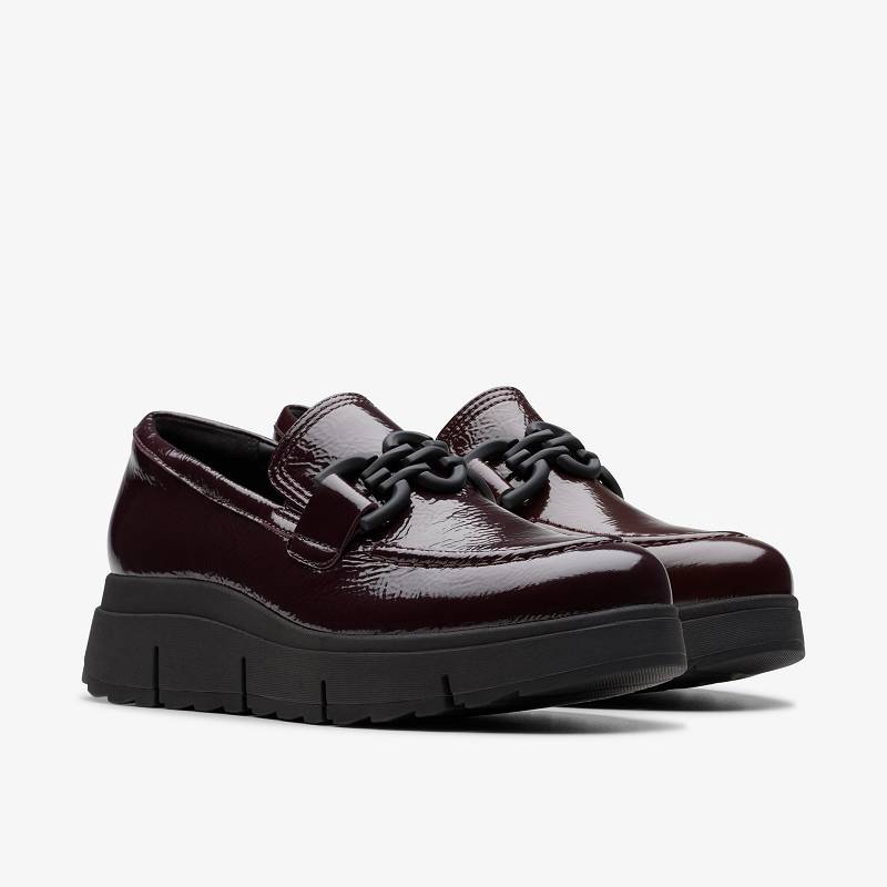 Plum Patent Clarks Loriini Izzy | CLKS-85408