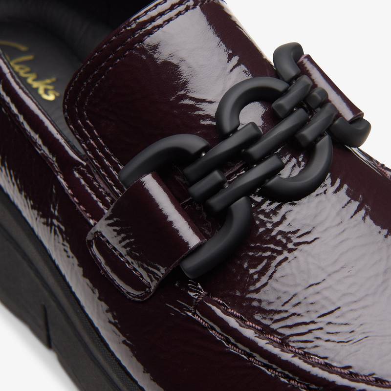 Plum Patent Clarks Loriini Izzy | CLKS-85408
