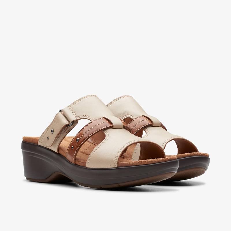 Sand Combination Clarks Tuleah Jane | CLKS-84733