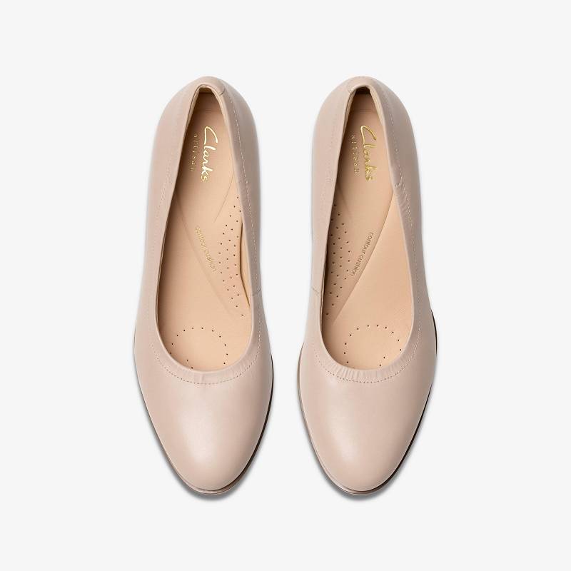 Sand Leather Clarks Freva 55 Court | CLKS-85223