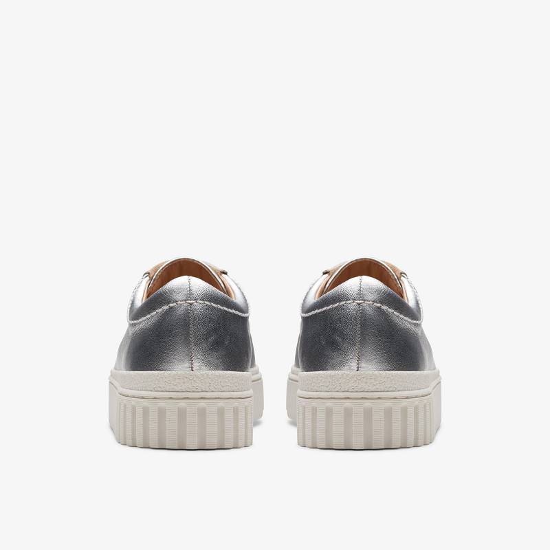 Silver Metallic Clarks Mayhill Walk | CLKS-84697