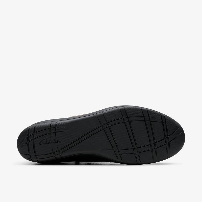 Slate Leather Clarks Suttyn Rae | CLKS-85504