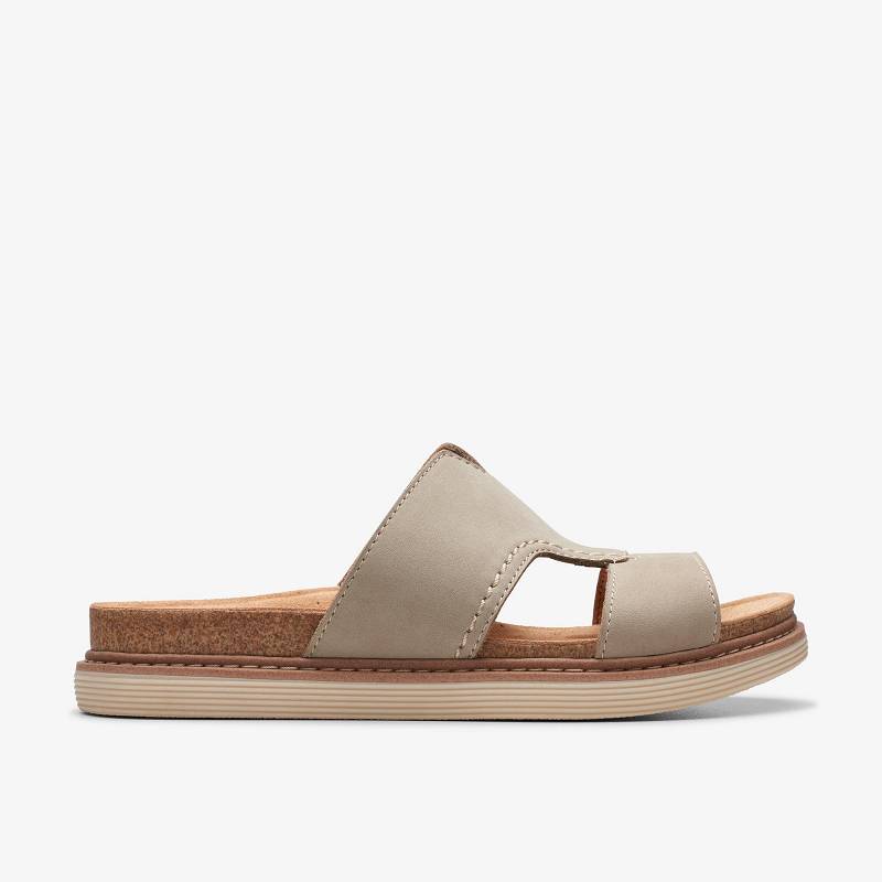 Stone Nubuck Clarks Arwell Walk | CLKS-84930