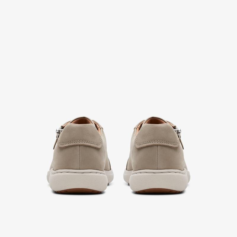 Stone Nubuck Clarks Nalle Lace | CLKS-85318