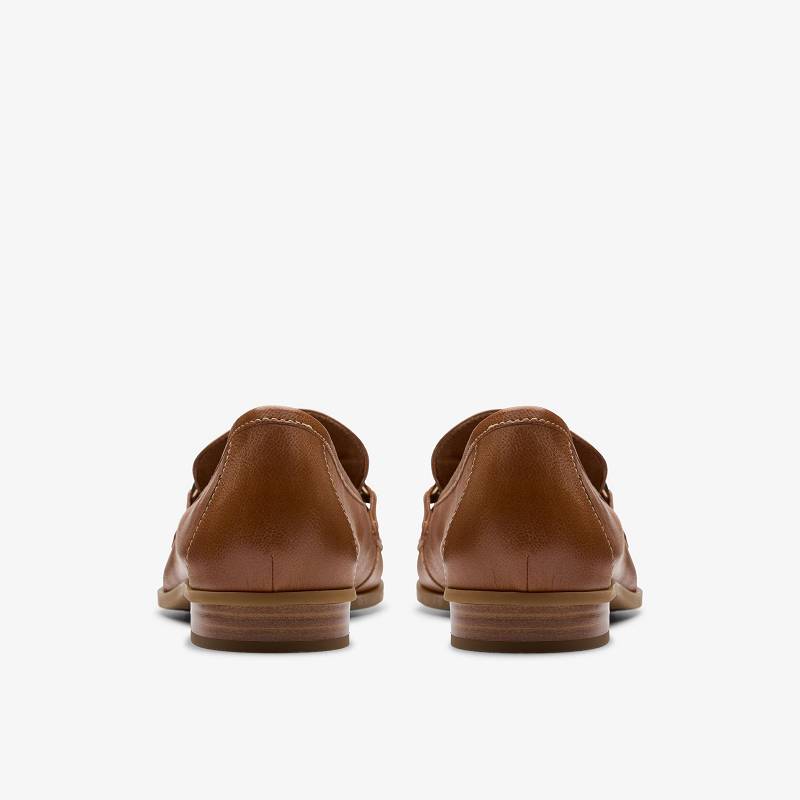 Tan Leather Clarks Sarafyna Iris | CLKS-84984