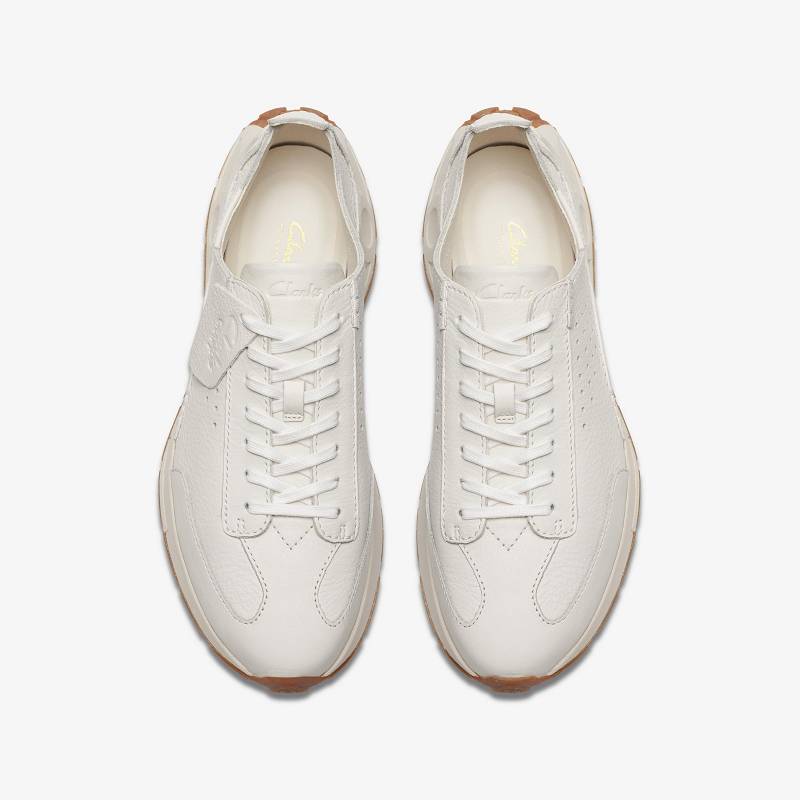 White Leather Clarks Craft Speed | CLKS-84232