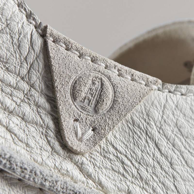 White Leather Clarks Craft Speed | CLKS-84232