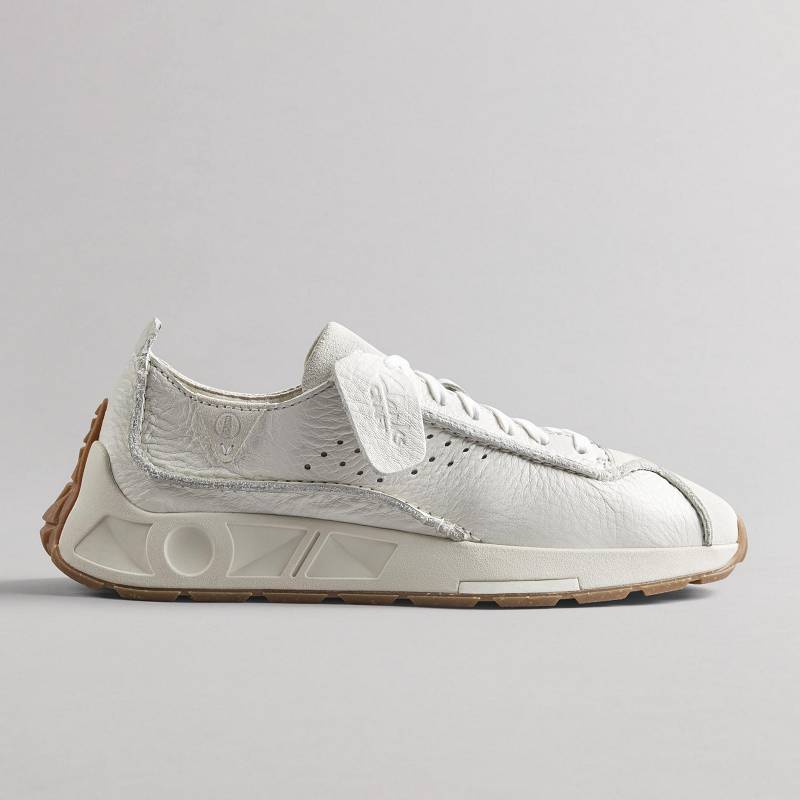 White Leather Clarks Craft Speed | CLKS-84232